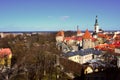 Old Tallinn and its old red roofs, Estonia Royalty Free Stock Photo